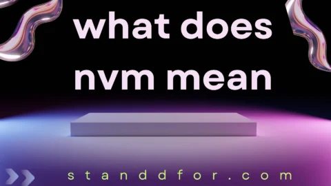 what does nvm mean