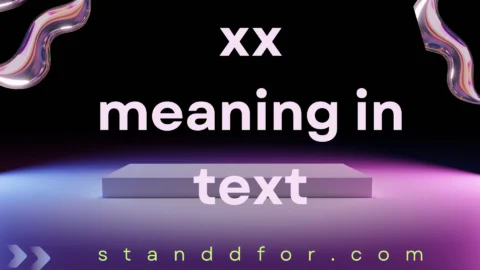 xx meaning in text